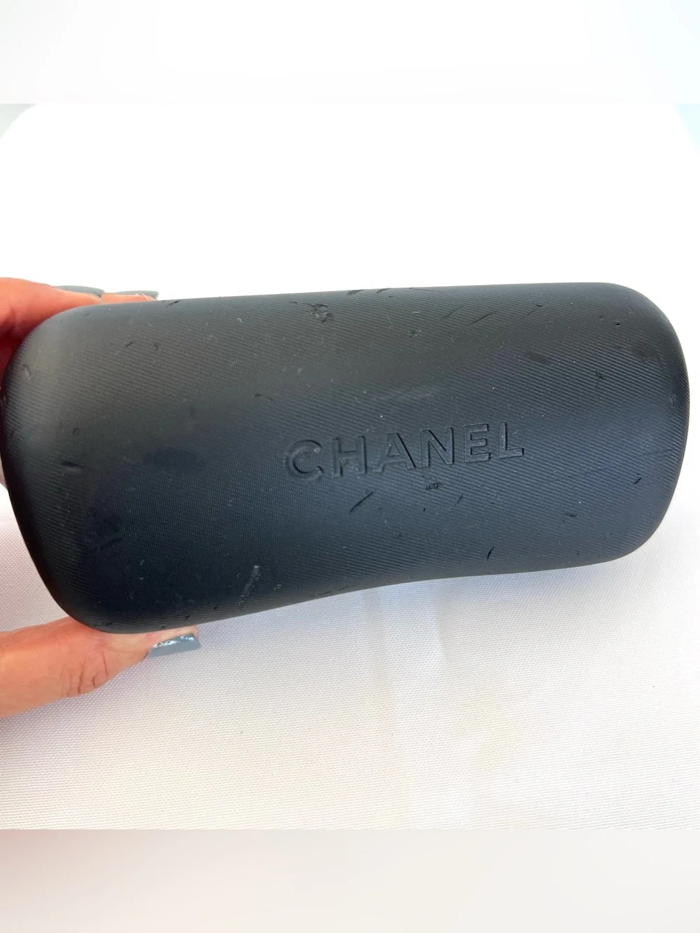 CHANEL 5146 C. 1125/3C Camellia Flower CC Black Quilted Acetate Frame Sunglasses